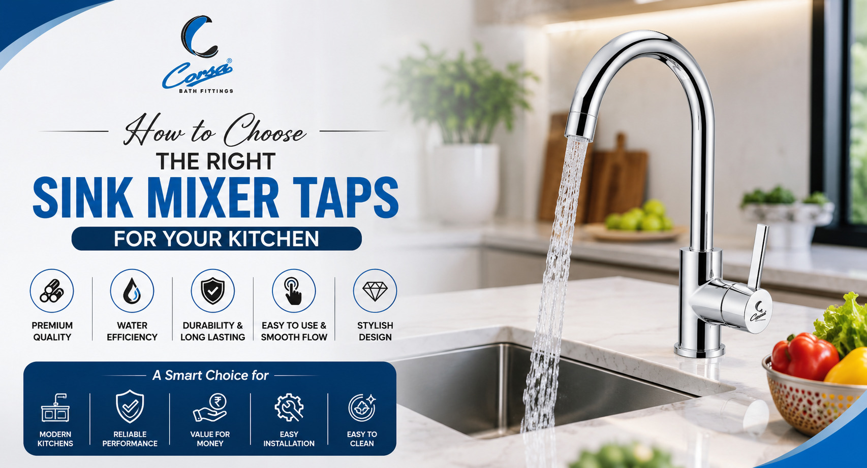 Sink Mixer Taps Manufacturers in India