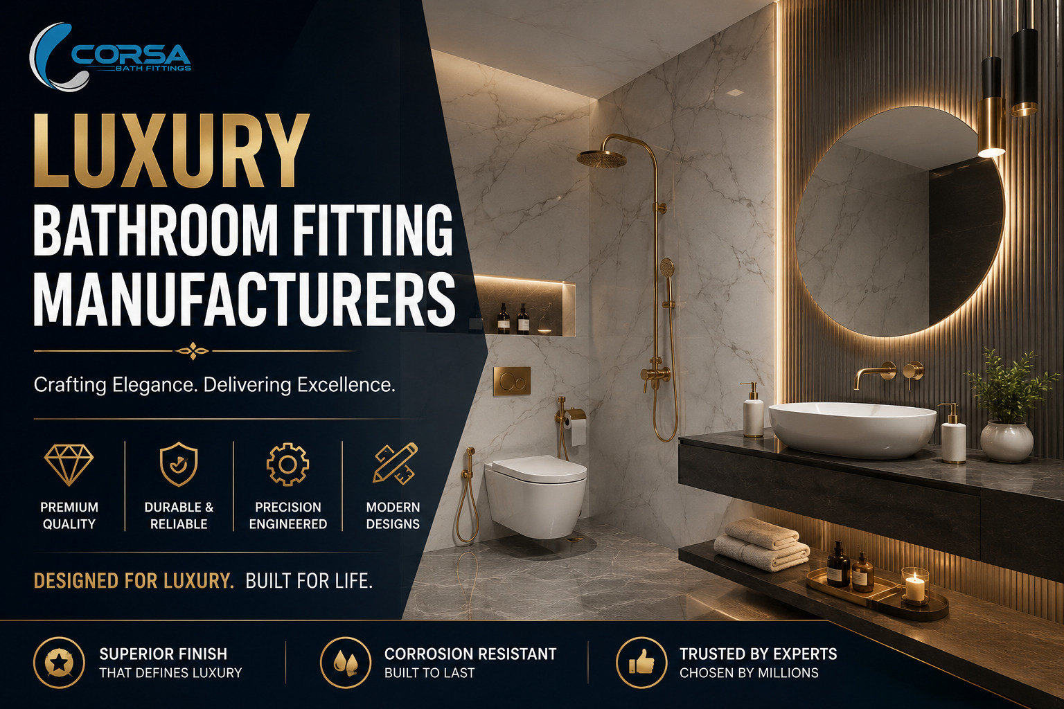Luxury Bathroom Fitting Manufacturers
