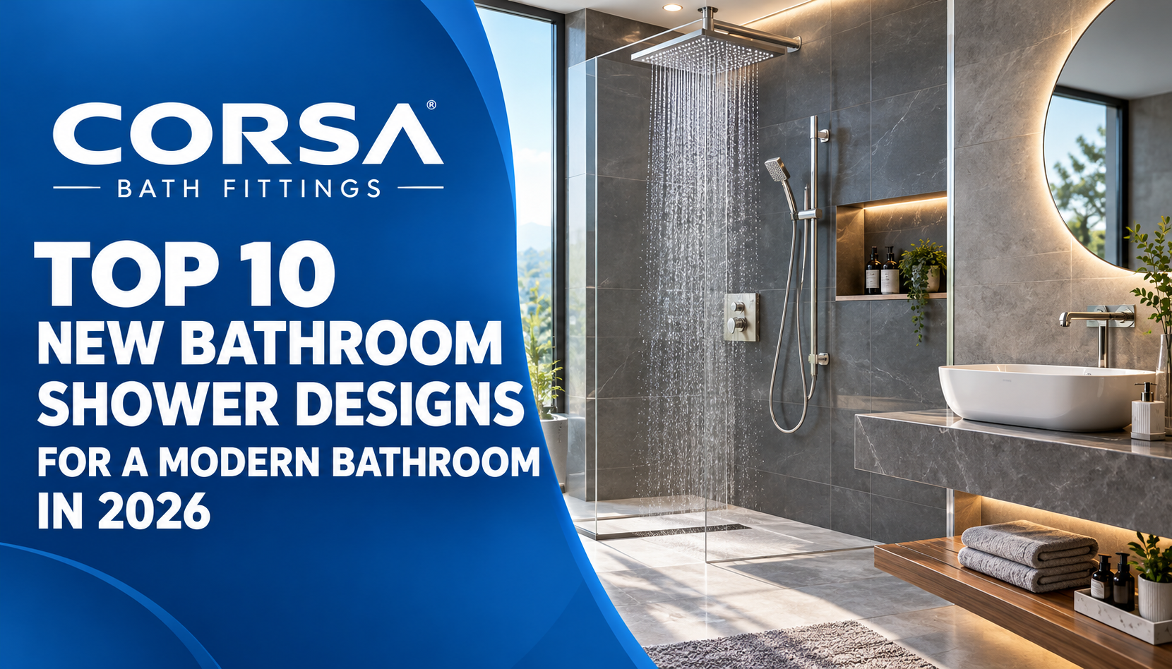 Top 10 New Bathroom Shower Designs Corsa