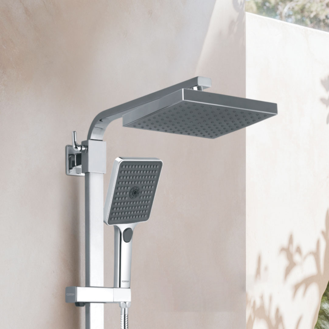 CORSA New Bathroom Shower with Rain Shower and Hand Shower